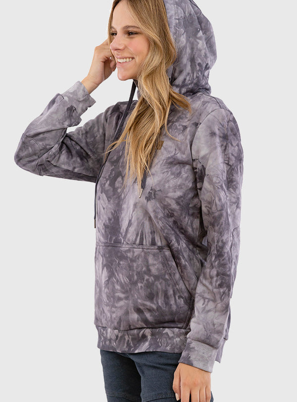 Polerón Tie-Dye Wild Gray (Mujer)