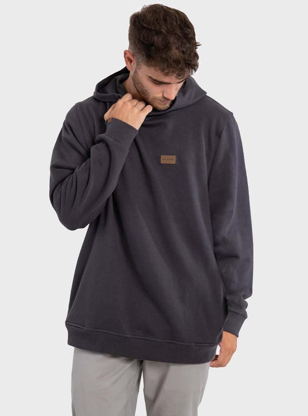 Polerón Washed Snap Black (Hombre)