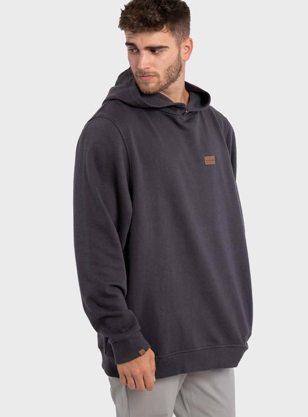 Polerón Washed Snap Black (Hombre)