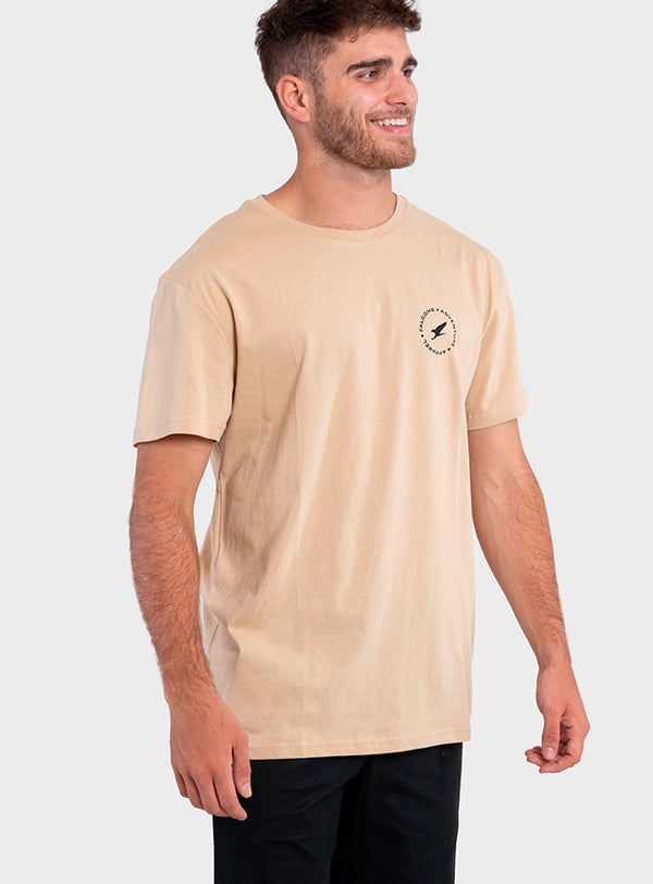 Polera Orgánica Adventure Apparel  Taupe (Hombre)