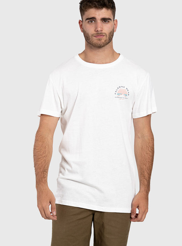 Polera Orgánica Horizon View Off White (Hombre)