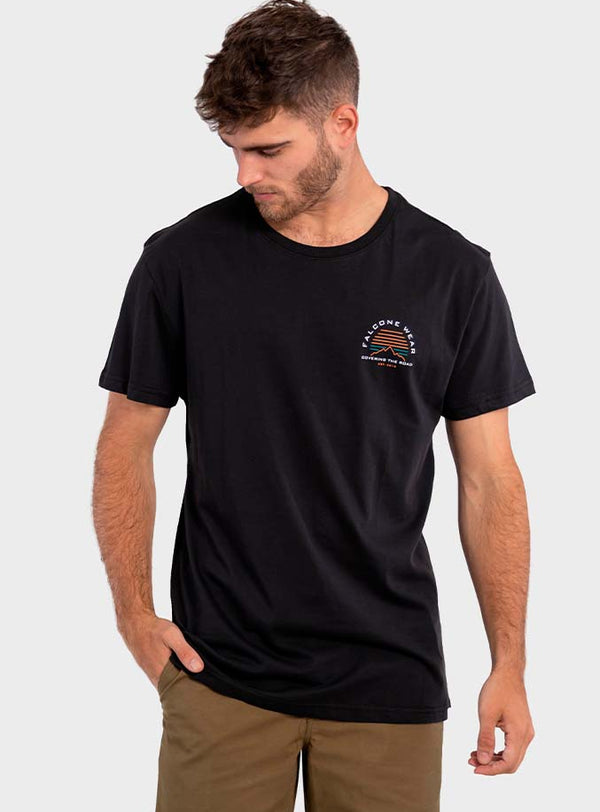 Polera Orgánica Horizon View Black (Hombre)