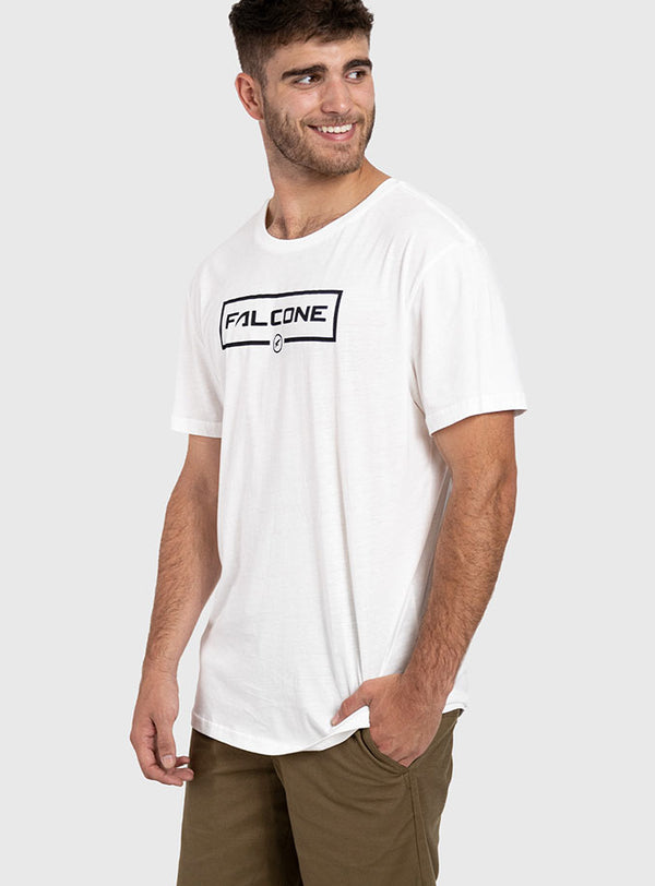 Polera Orgánica Rectangular Logo Off White (Hombre)