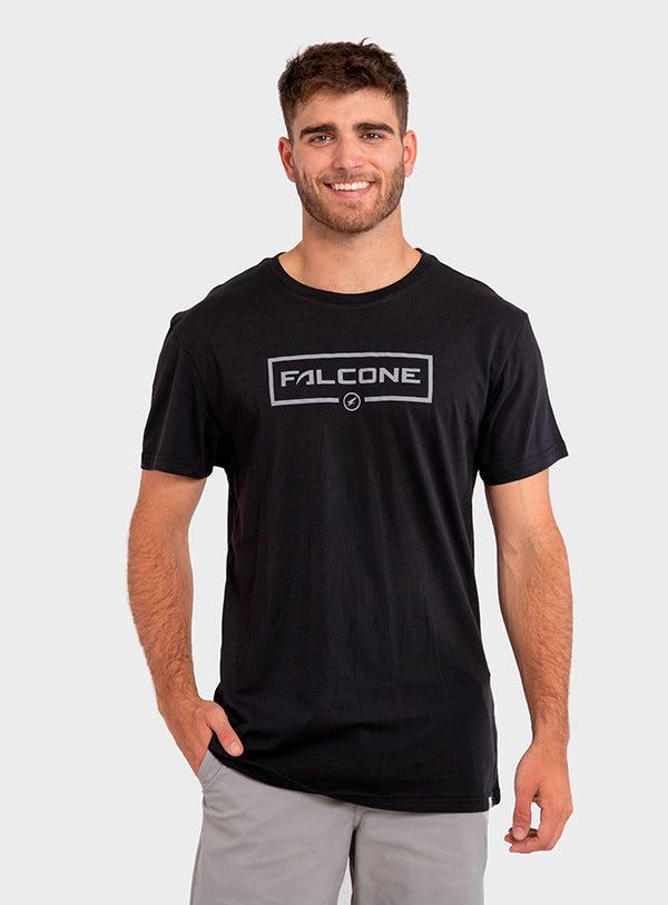 Polera Orgánica Rectangular Logo Black (Hombre)