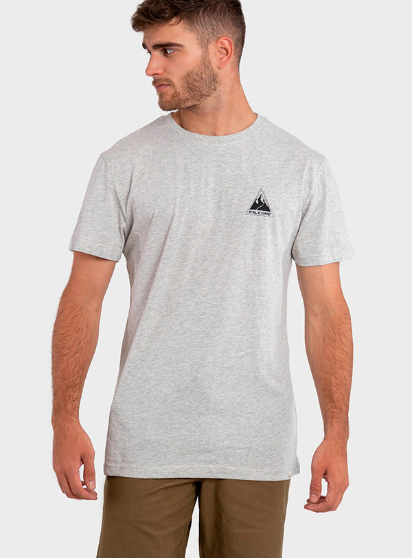 Polera Orgánica On The Road Melange Gray(Hombre)