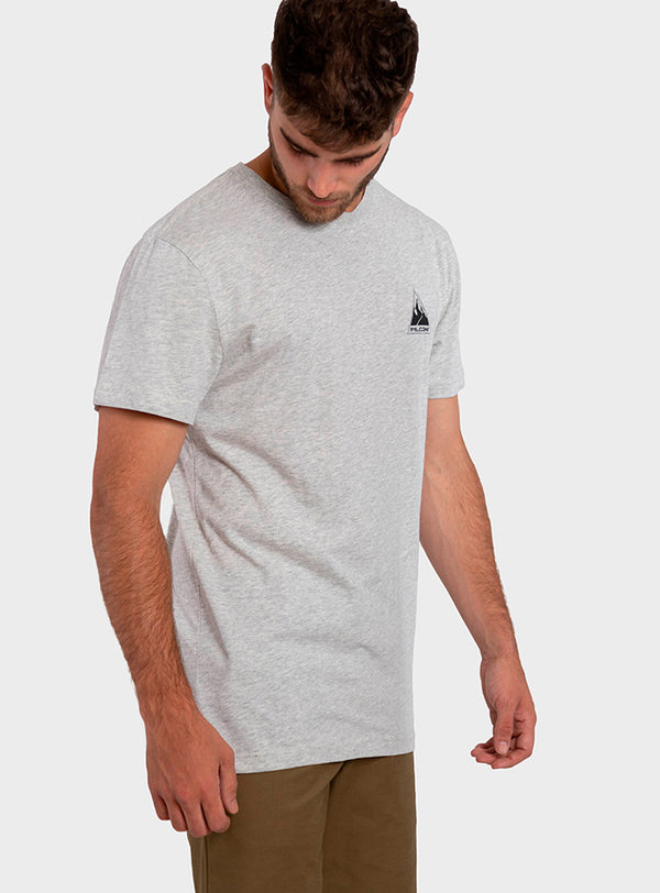 Polera Orgánica On The Road Melange Gray(Hombre)