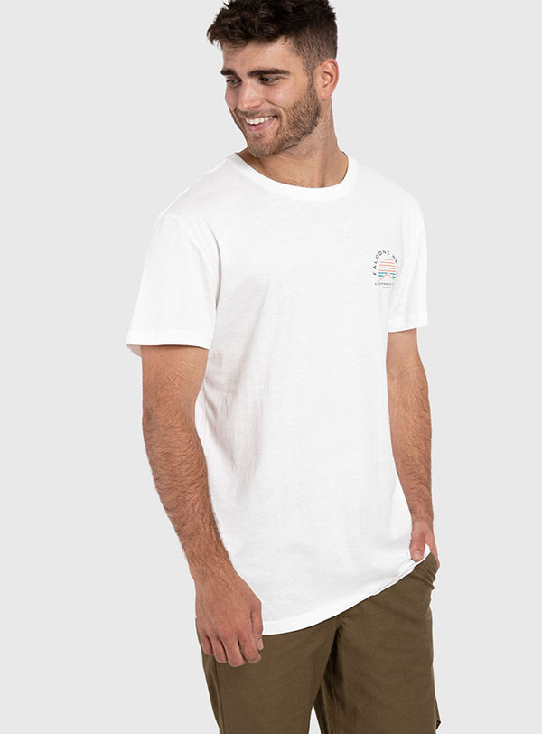 Polera Orgánica Horizon View Off White (Hombre)