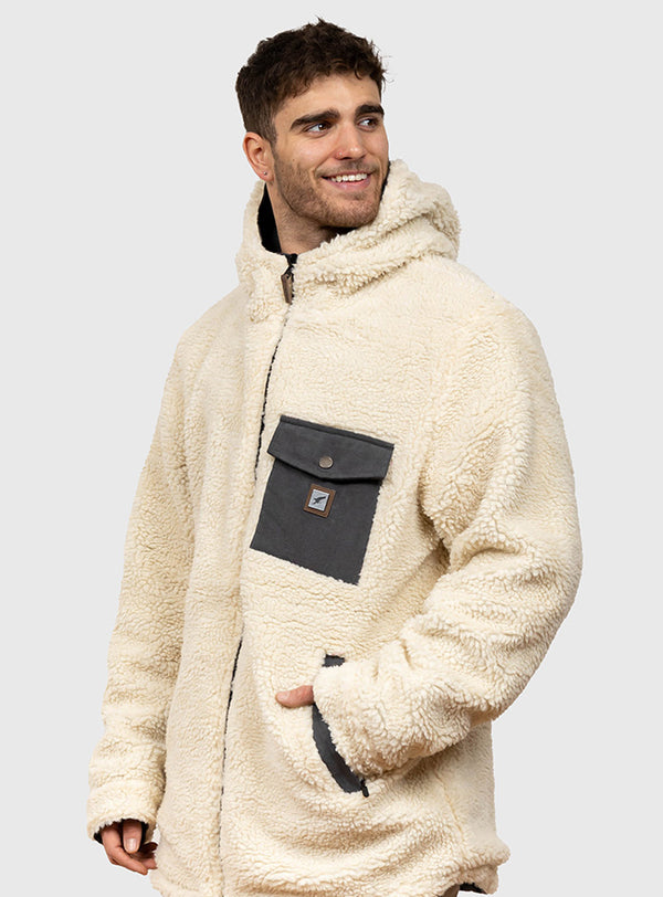 Chaqueta Canvas Reversible Woodstone Dark Gray (Hombre)