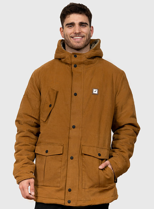 Chaqueta Canvas Reversible Woodstone  Camel (Hombre)