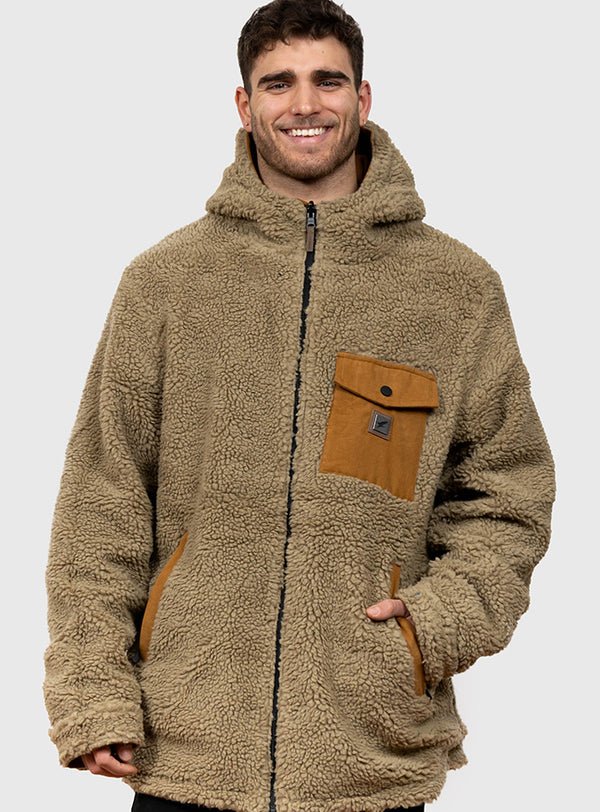 Chaqueta Canvas Reversible Woodstone  Camel (Hombre)