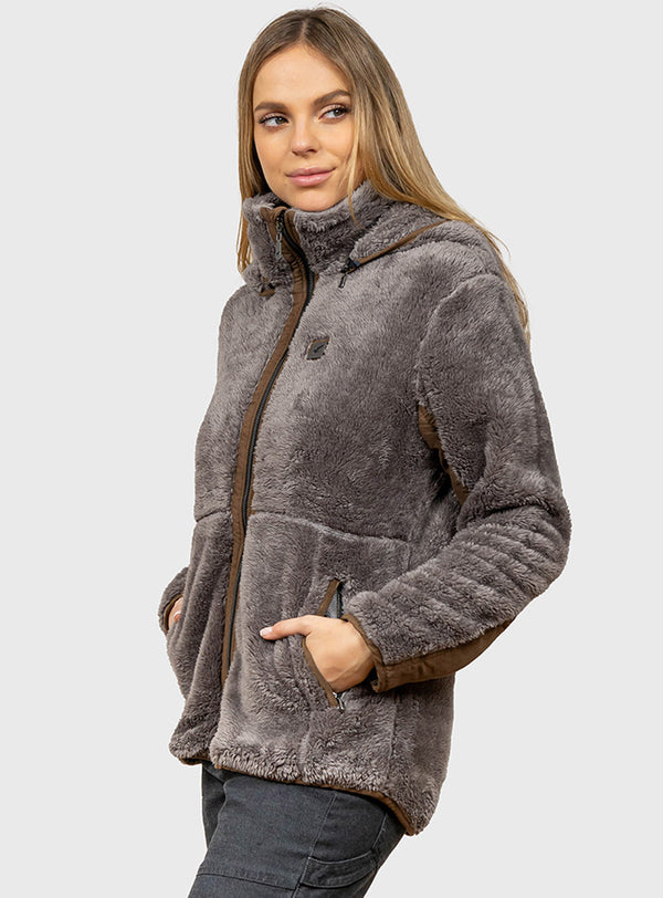Chaqueta Shaggy Lander Dark Gray (Mujer)