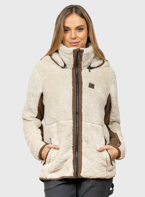 Chaqueta Shaggy Lander  White Cream (Mujer)