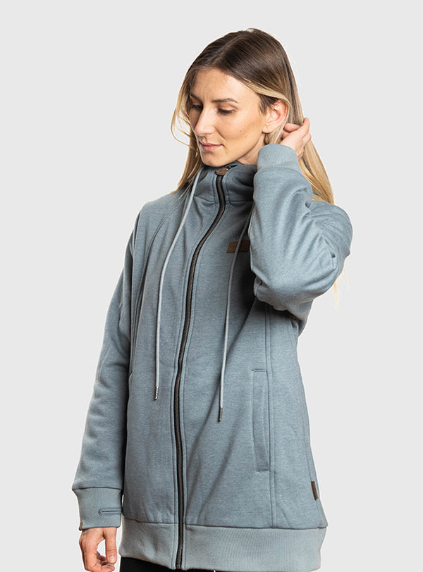 Polerón con Sherpa Ride Season V2 Blue (Mujer)