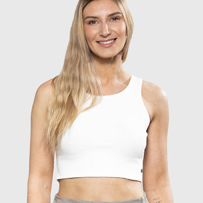 Crop Top All Day White (Mujer)