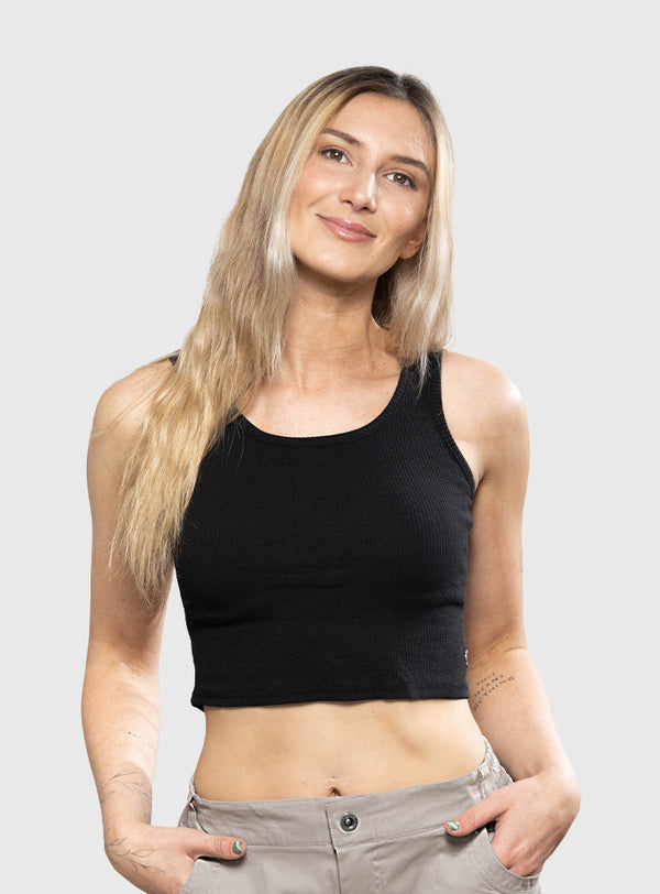 Crop Top All Day Black (Mujer)