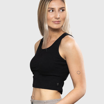 Crop Top All Day Black (Mujer)