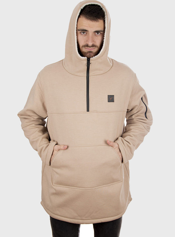 Polerón Oversize Walking Patrol Beige (Hombre)