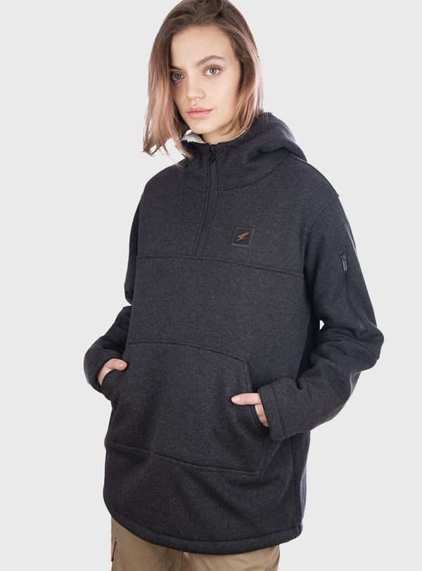 Polerón Oversize Walking Patrol  Black (Mujer)