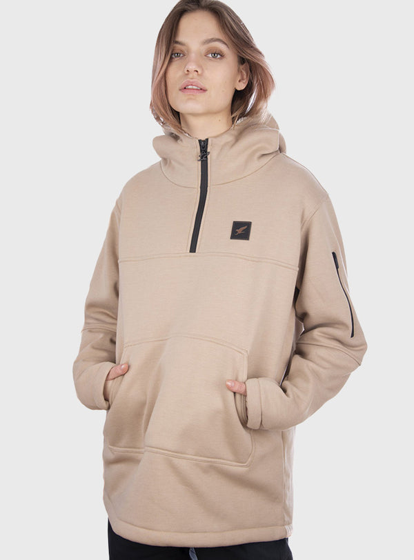Polerón Oversize Walking Patrol  Beige (Mujer)