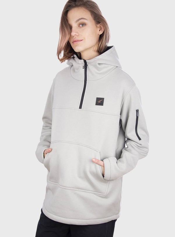 Polerón Oversize Walking Patrol Silver Gray (Mujer)