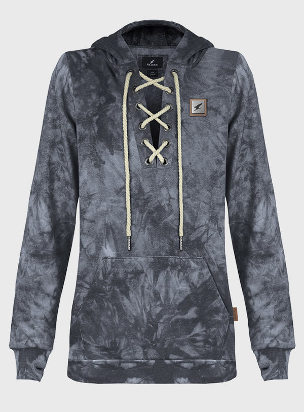 Polerón Tie-Dye All Day Gray (Mujer)