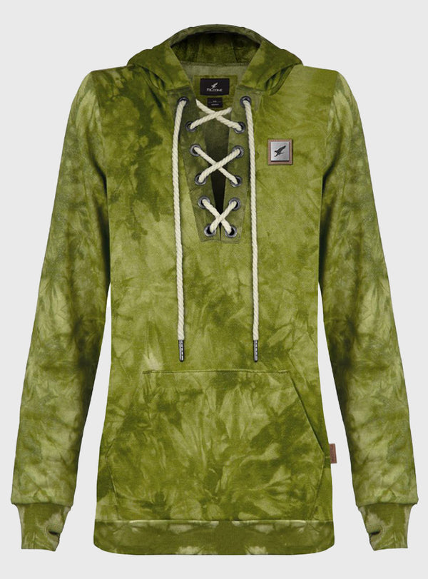 Polerón Tie-Dye All Day Green (Mujer)