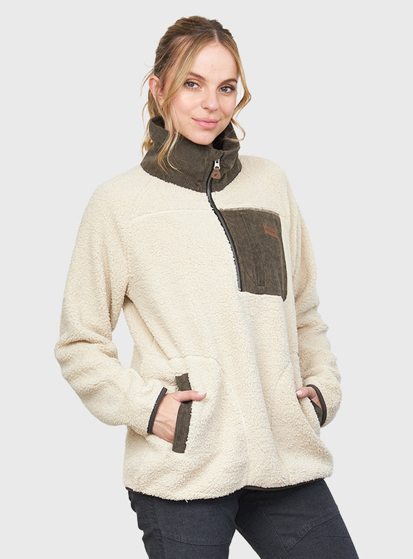 Polerón Sherpa Nomadic Beige (Mujer)