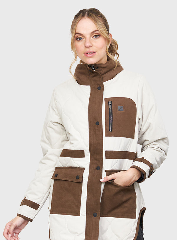 Chaqueta Wooded Beige (Mujer)