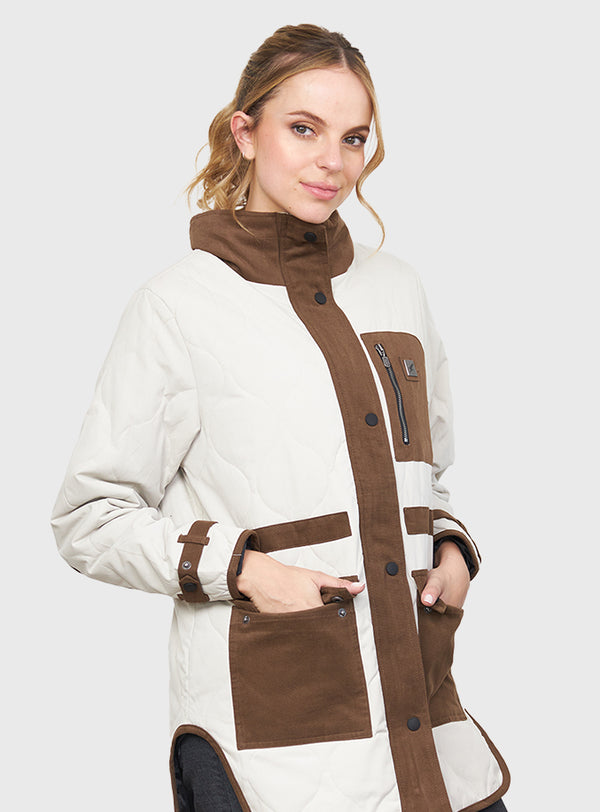 Chaqueta Wooded Beige (Mujer)