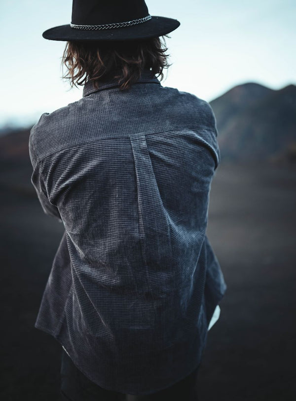 Camisa Corduroy Forestman Dark Gray (Hombre)